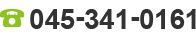 045-341-0161 土　日　祝　休